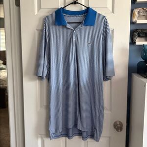 Vineyard Vines Men’s Performance Striped Polo Casual Golf Size XXL